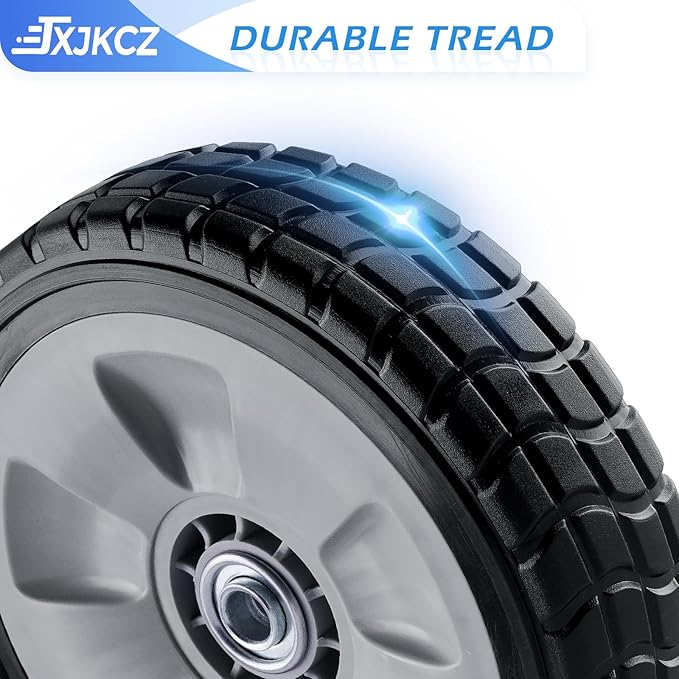 Lawn Mower Rear Drive Wheels Replaces 42710-VE2-M02ZE 42710-VG3-B00-8" Wheel Assebmly Compatible with H onda HRT216 HRR216 HRS216 Walk behind Lawn Mower，2 Pack