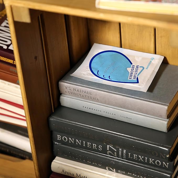 50 Gram 6 Packs Moisture Absorbers for Closet, Dehumidifier for Bedroom Dehumidifier Bags for Bathrooms, Basements, Rvs, Humidity Bags Humidity Packets Moisture Bags for Cars