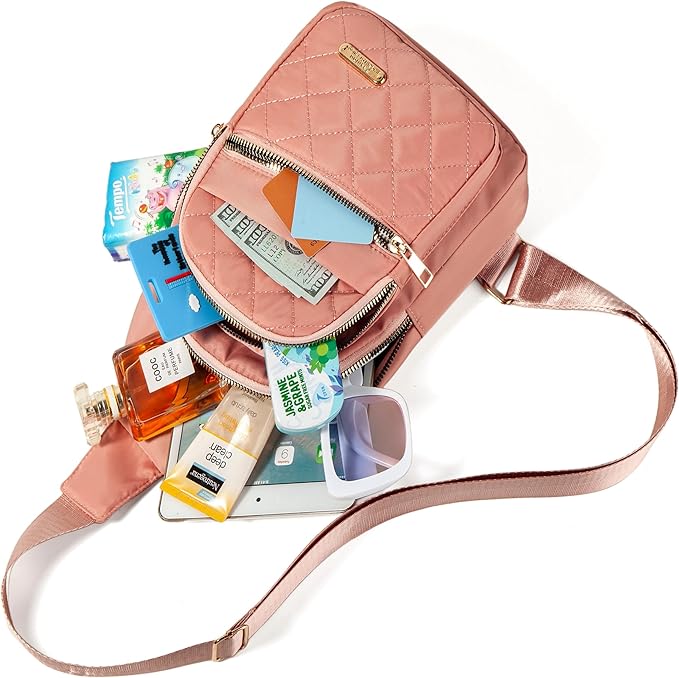 Small Sling Backpack Crossbody Sling Bag for Women Trendy, Crossbody Bag Fanny Packs Hiking Traveling Backpack
