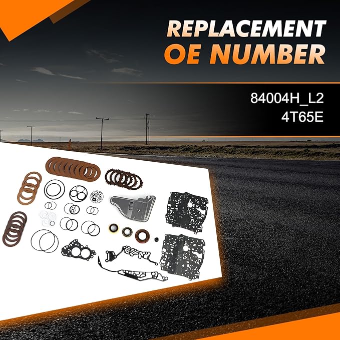 4T65E Transmission Master Rebuild Overhaul Kit Compatible with Chevy 1997-2008 Oldsmobile for Buick 1997-2011 LaCrosse Terraza Regal Century Rendezvous Pontiac Transmission Rebuild Kit
