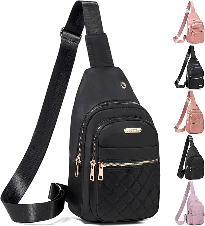 Small Sling Bag Crossbody Sling Backpack for Women, Chest Bag Daypack Cross Body Bag Fanny Pack for Outdoors Hiking