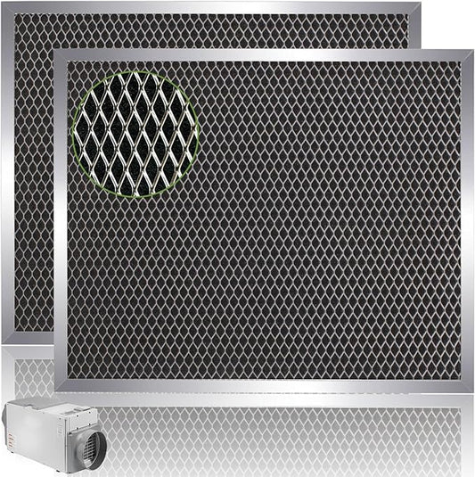 5443 Dehumidifier Filter 10"x12"x1" MERV 8 Washable Compatible with Whole-House Dehumidifiers Models 1830 1850 1852 and Ventilation Models 8191 8192 Replacement Filter 2 Packs
