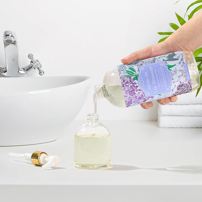 ROMIIE ZOI Liquid Hand Soap Refill, Lilac, Gentle & Moisturizing Formula, 750 ML/ 26 FL OZ
