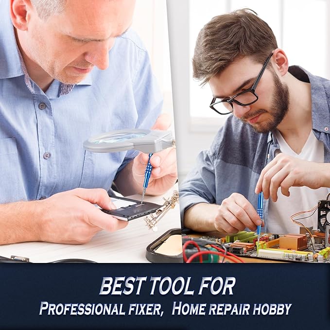 Precision Screwdriver Sets 55PCS Magnetic Repair Tool Kit for iPhone, MacBook, Computer, Laptop, PC, Tablet, PS4, Xbox, Nintendo, Game Console