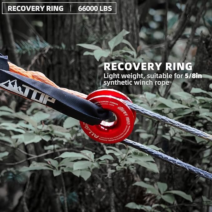 ALL-TOP Recovery Pack Pro 11in1: Water-Resist Offroad Gear Bag with Recovery Strap Kit(3), Damper, 2 Soft Shackles, SS Hitch Mount, Recovery Ring, Deflator & Gloves