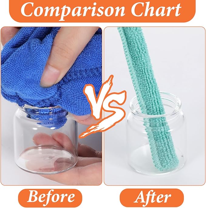 12 Pcs Microfiber Fan Cleaning Brush, Detail Duster Sticks Multicolors Ac Vent Cleaner Mini Duster Crevice Cleaning Tool Mini Detail Dusters for Cleanings Home Car Window The Smallest Spaces