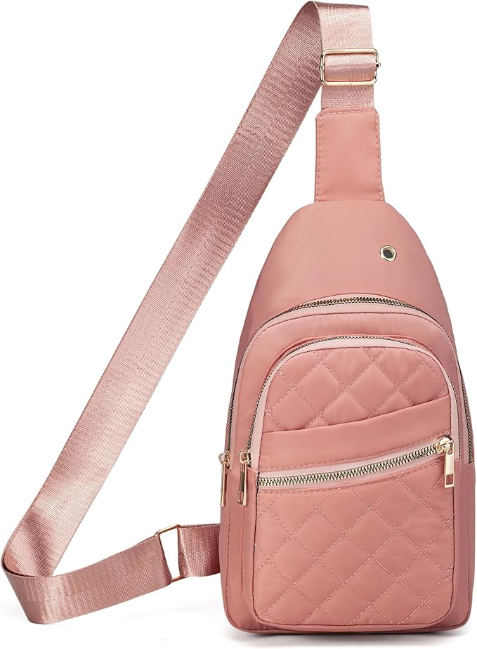 Crossbody Sling Backpack Sling Bag for Women, Small Chest Bag Daypack Fanny Packs Cross Body Bag for Outdoors Hiking Traveling