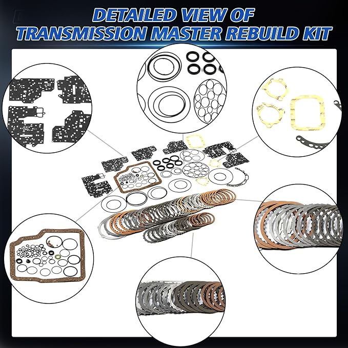 RE5F01A Transmission Master Rebuild Kit for FORD MAZDA VW LAND ROVER Replace OE JF506E RE5F01A 09A 09B