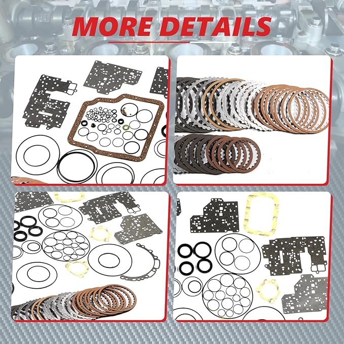 Transmission Master Rebuild Kit OE JF506E 09A 09B RE5F01A Fits for 2006-2008 Jetta 2.0L 2000-2006 Freelander 2.5L