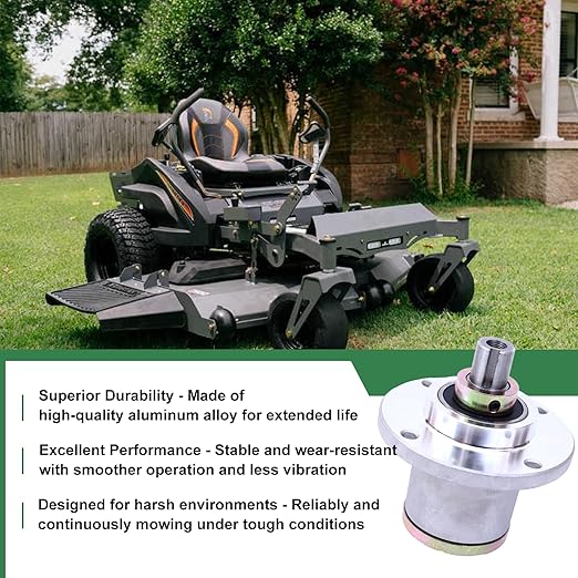437-0006-00 Deck Spindle Compatible with Spartan Mowers 2017-2022 RZ, 2019-2022 RZ Pro, 2019 RZ Tuff Torq, 2020-2022 RZ HD