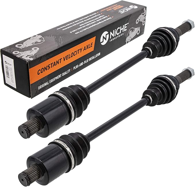 NICHE High Strength Front and Rear Left Right Drive Shaft Axle Rebuild Kit for 2010-2014 Polaris Ranger 1333233