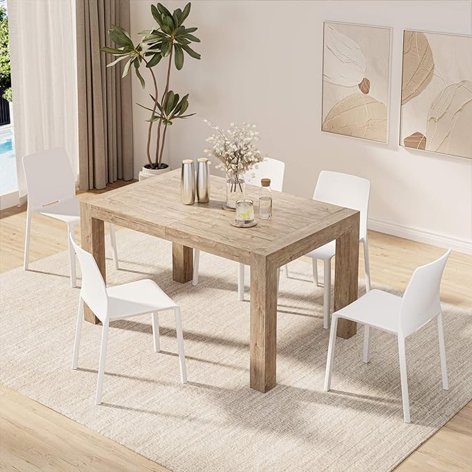 Mobili Fiver, Iacopo Extendable Dining Table, 55.1(86.6) x35.4 in, Oak, Made in Italy