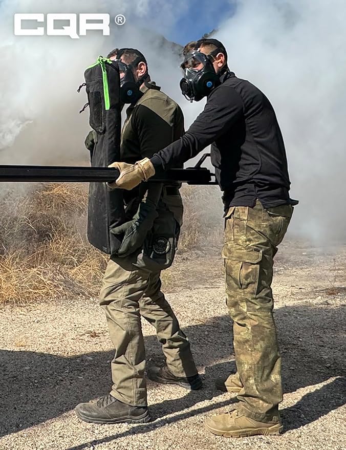 CQR Men's Tactical Pants, Water Resistant Ripstop Cargo Pants, Lightweight EDC Work Hiking Pants, Outdoor Apparel