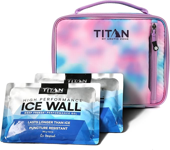 Titan Fridge Cold Lunch Box With 2 350g Ice Walls®, Cotton Candy