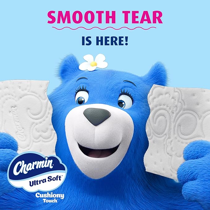 Charmin Ultra Soft Cushiony Touch Toilet Paper, 18 Family Mega XL Rolls = 126 Regular Rolls (Packaging May Vary)