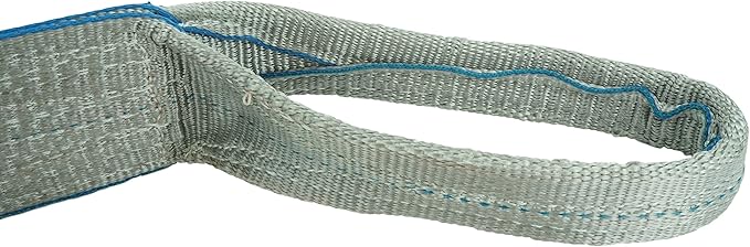 DD Sling (USA Made). 4" x 12', Flo Guard 2 Ply, Polyester Lifting Slings, Eye & Eye, Heavy Duty, 11500 lbs Vertical, 9200 Choker, 23000 Basket Load Capacity (4" x 12')