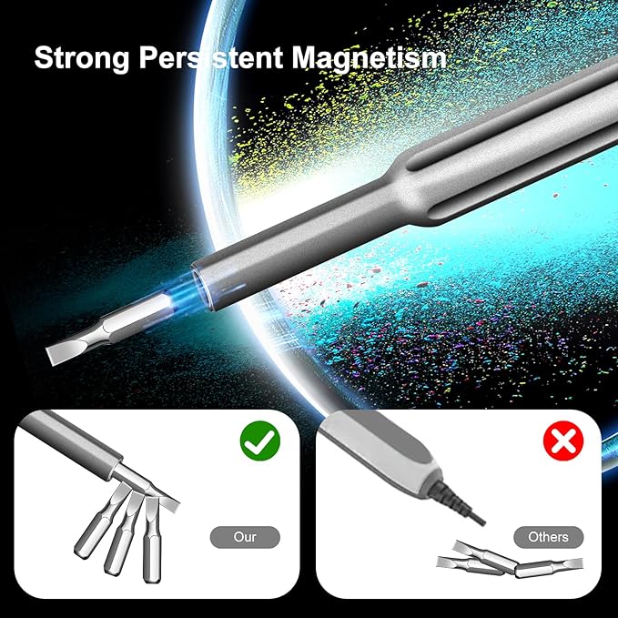 Mini Precision Screwdriver Set 48 in 1 Small Screwdriver Bit Set, 48 Magnetic Bits Repair Tool with Premium Quality Case for iPhone,iPad, PC, Toys, Laptop, Eyeglasses