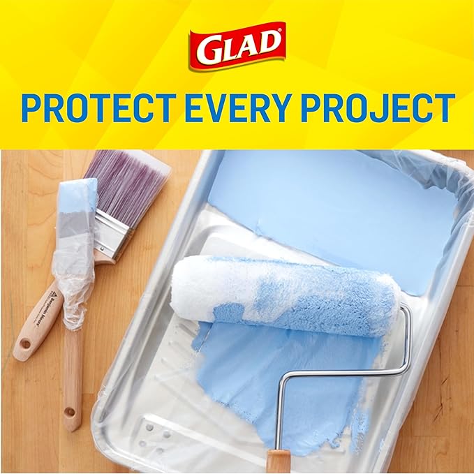 Glad Press'N Seal Food Plastic Wrap, 70 Square Foot Roll (Package May Vary) (Pack of 12)