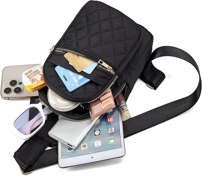 Small Sling Backpack Crossbody Sling Bag for Women, Chest Bag Daypack Fanny Pack Cross Body Bag for Outdoors Hiking Traveling