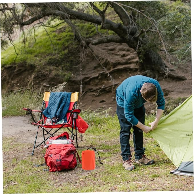 3 Set Outdoor Sleeping Bags with Drawstring Closure Thermal Emergency Bivy Sack for Camping Hiking and Survival Rainproof Protection with Storage Bags