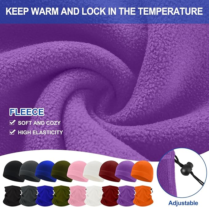 Liitrsh 148 Pcs Bulk Winter Fleece Hats Gloves Scarf Sock Sets for Men Women, Beanies for Homeless Donation Charity Bundle