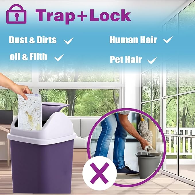 100 Pack Mopping Pad Refill for Wet Jet Mop, Disposable Multi Surface Wetjet Hardwood Floor Cleaner Spray Mop Pads Refills