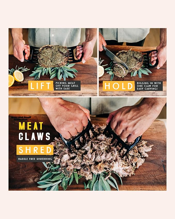 Liquid Solution Two Oversized Heavy Duty Brining Bags, along with Two Strong and Durable Meat Claws and a Turkey baster kit – Perfect for Large Turkey and Meat Roast – Delicious and Efficient