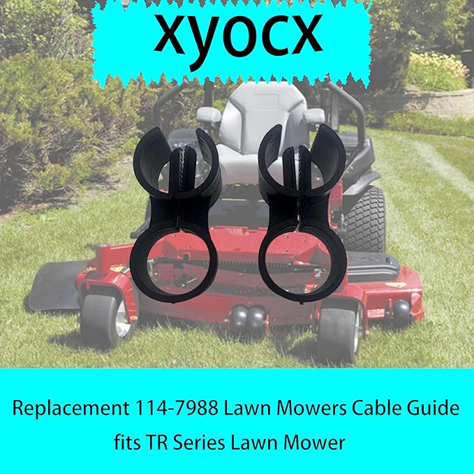 Replacement 114-7988 Lawn Mowers Cable Guide Fits 114-7988 10603 10604 10605 10606 10607 10623 10624 10625 10627 10630 Compatible with Toro Part # 106-6805(2 Pack)
