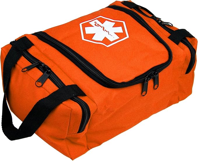 Dixie EMS Dixigear Empty First Responder II Bag 10.5" x 5" x 8" - Orange
