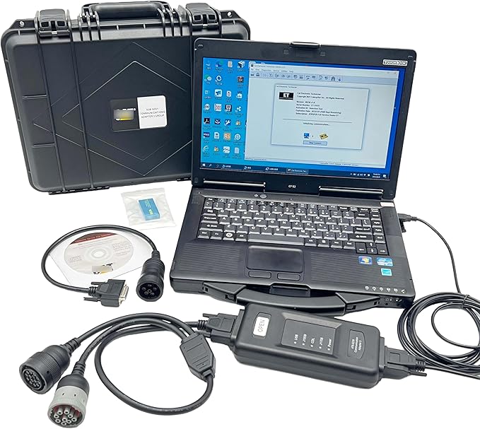 ET-4 Diagnostic Adapter Tool 538-5051 478-0235 2019C Version for CAT Heavy Equipment(6&9&14 Pins Cable) ET4 Communication Diagnostic Tool Aftermarket Parts (and cf53)
