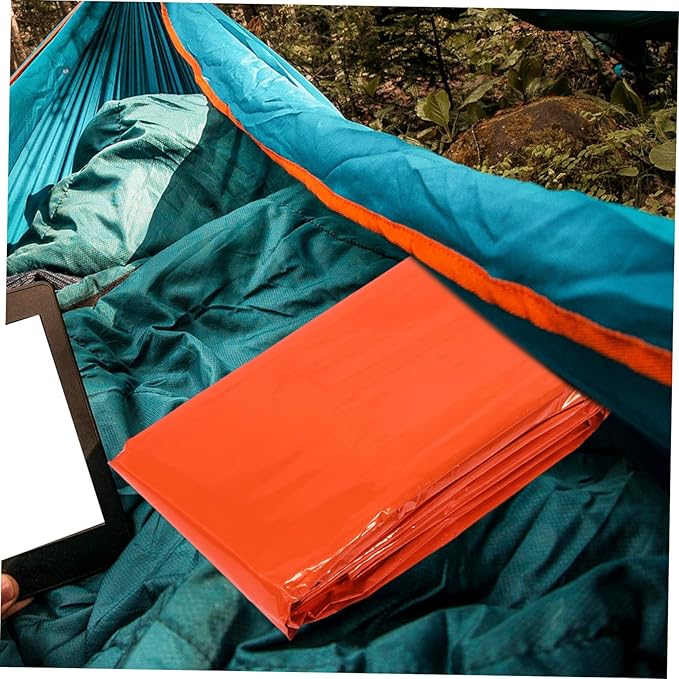 Portable Emergency Bivy Sack Lightweight Thermal Survival Gear Blanket for Camping Hiking Moisture and Dirt Resistant Foldable Outdoor Protection