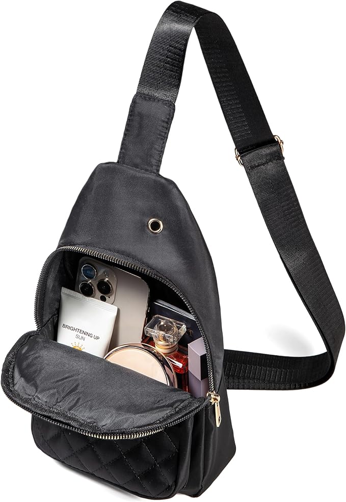 Small Sling Bag Crossbody Sling Backpack for Women, Chest Bag Daypack Cross Body Bag Fanny Pack for Outdoors Hiking