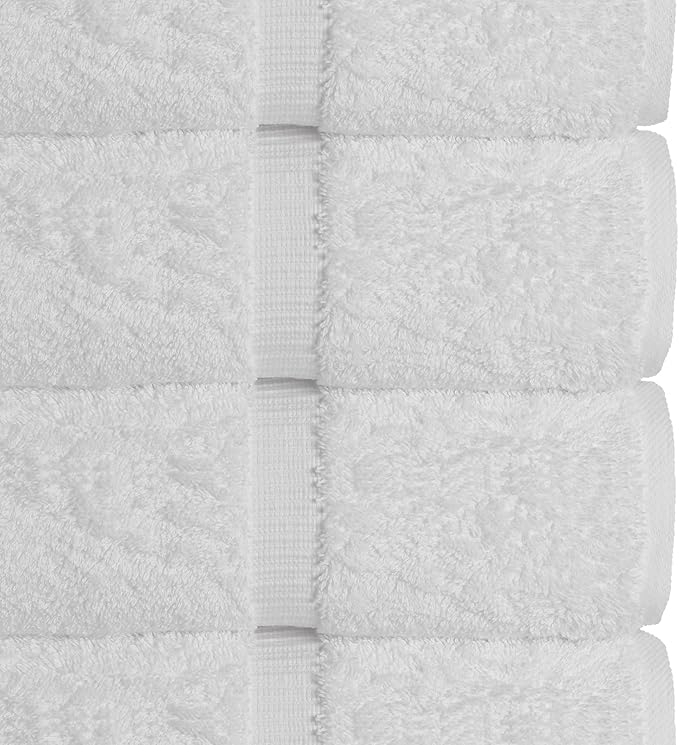 Chakir Turkish Linens, 100% Cotton Premium Quality Turkish Bath Sheets (35''x70'' Large Bath Sheet Towels - White)