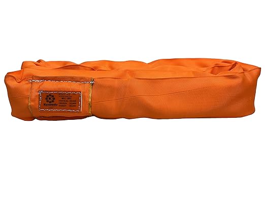 Power Lift PL10x5' Orange Polyester Round Sling (40,000 lb. Vertical Capacity)| Various Sizes in Listing | Kennedy Wire Rope & Sling Co. | Proudly Manufactured in The USA