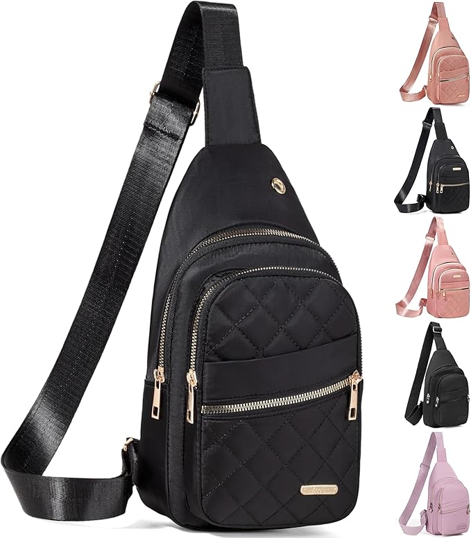 Small Sling Bag Crossbody Sling Backpack for Women Trendy, Small Fanny Pack Cross Body Bag Hiking Traveling Backpack