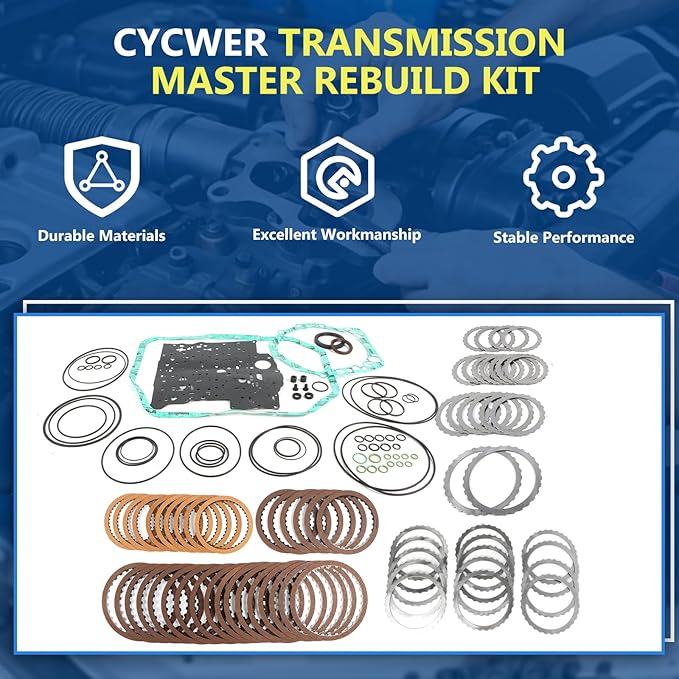 5HP24 Auto Transmission Master Rebuild Kit Transmission Overhaul Kit Fits for 2000-2004 A6 Quattro 2.7L, Fits for 2000-2003 X5 4.4L, Replace OE 5HP24 B132820A