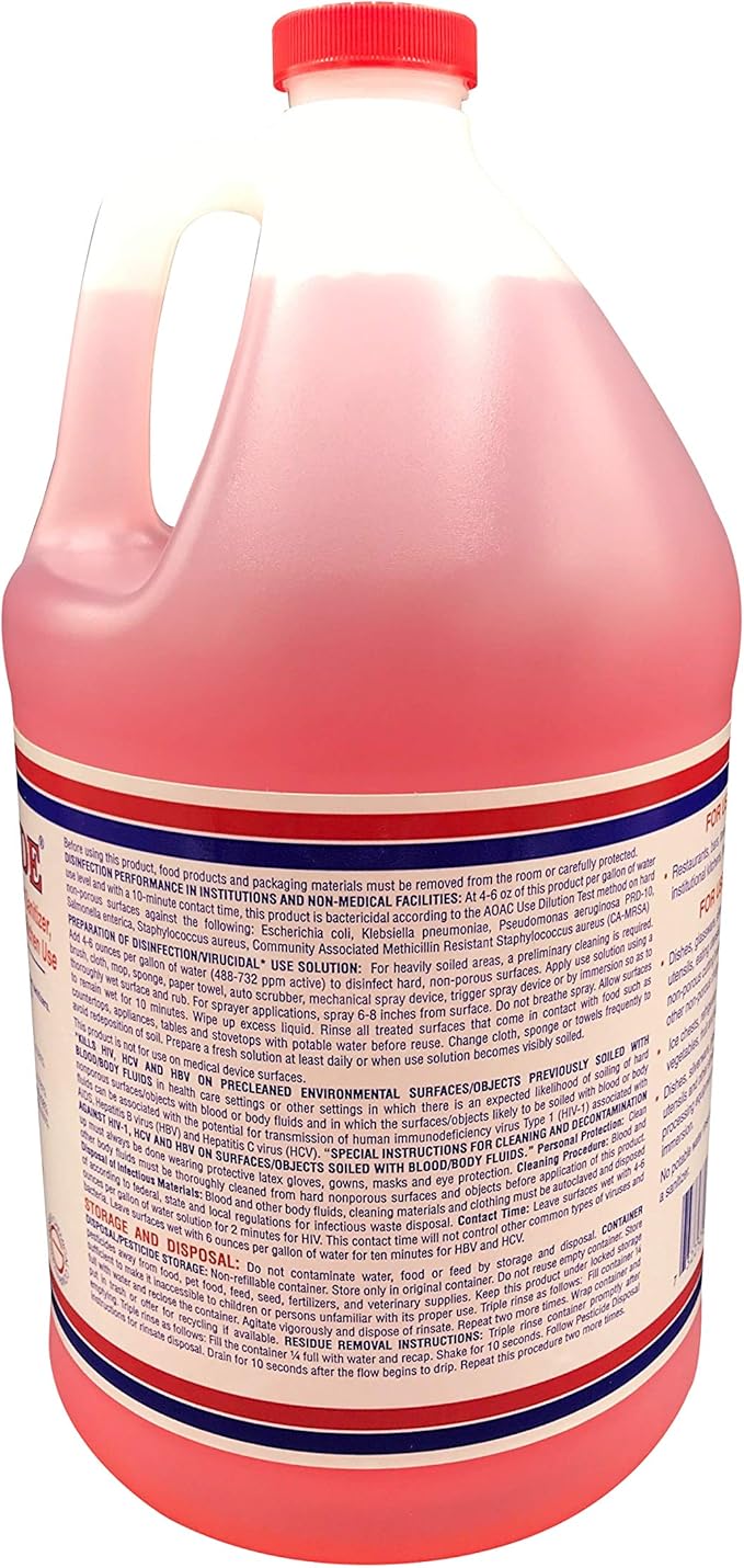 300048 Nu-Foamicide EPA Registered 1-Gal All Purpose Cleaner Concentrate, Industrial Commercial Grade (Packaging may vary)