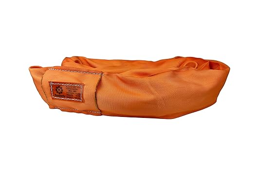 Power Lift PL11x10' Orange Polyester Round Sling (53,000 lb. Vertical Capacity)| Various Sizes in Listing | Kennedy Wire Rope & Sling Co. | Proudly Manufactured in The USA
