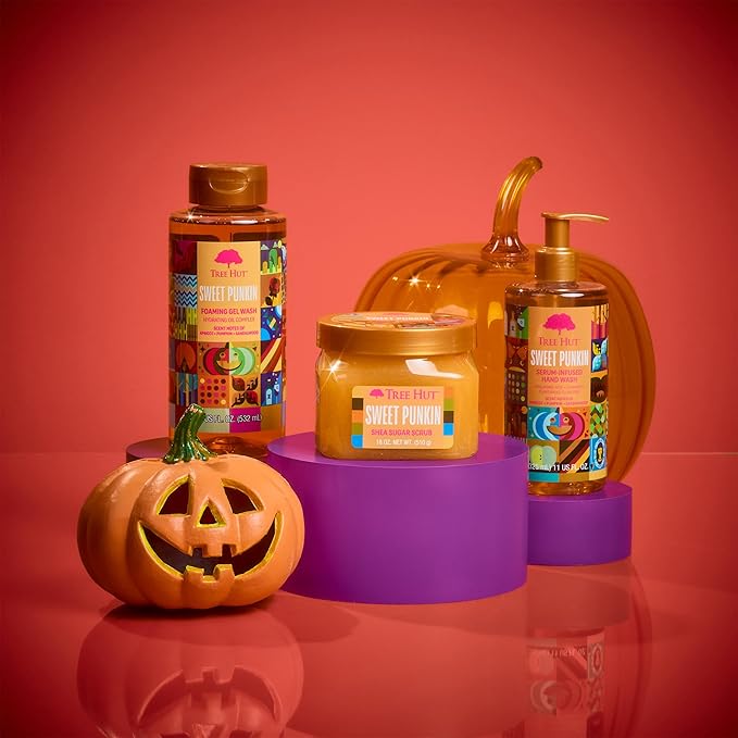 Tree Hut Sweet Punkin Serum Infused Hand Wash | Nourish & Hydrate Hands with Strengthening Skin Care | Long Lasting Scent | Cleanse & Lock in Moisture | 11 fl oz.