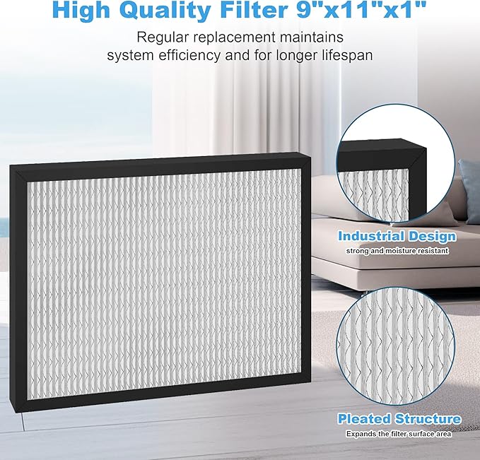 4 Packs 14 x 17.5 x1.75 MERV 13 Replacement Dehumidifier Filter for Honeywell DR90 & DR120 Dehumidifier Santa Fe Advance90 Advance100 Advance120