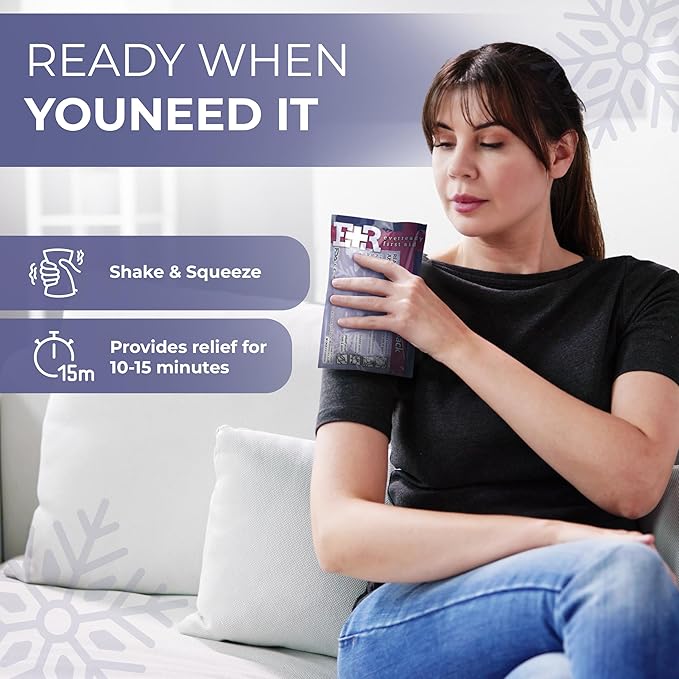 Ever Ready First Aid Disposable Cold Compress Therapy Instant Ice Pack for Injuries 4.5" x 7" - 125 Pack