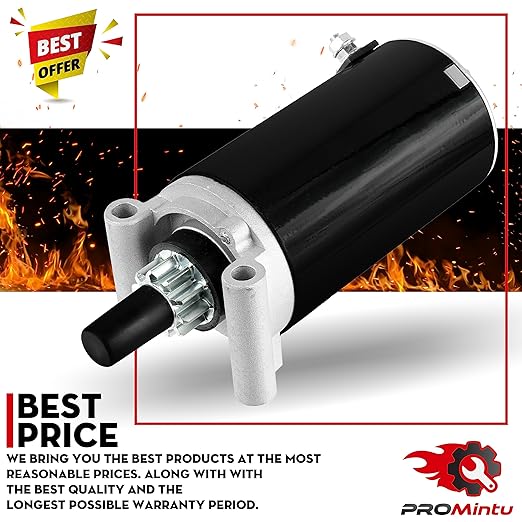 Starter Motor Replaces for 42" 50" Toro MX5000 SS5000 SS4235 SS4260 TimeCutter Zero-Turn Mower LX425 LX468 LX500 GT2100 GT2300 Lawn Tractor with Kohler Courage 7000 Series 20HP 23HP 25HP 27HP Engines
