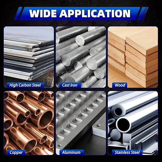 1/4 Inch Cobalt Drill Bit Set (10Pcs), M35 Fully Grounded 5% Cobalt Bits for Hardened Metals, Stainless Steel, Cast Iron and Wooden Plastics, with Storage Box