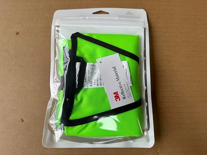 Salzmann Children's High Visibility Vest - Reflective Safety Vest with Zipper - Made with 3M Reflective Material