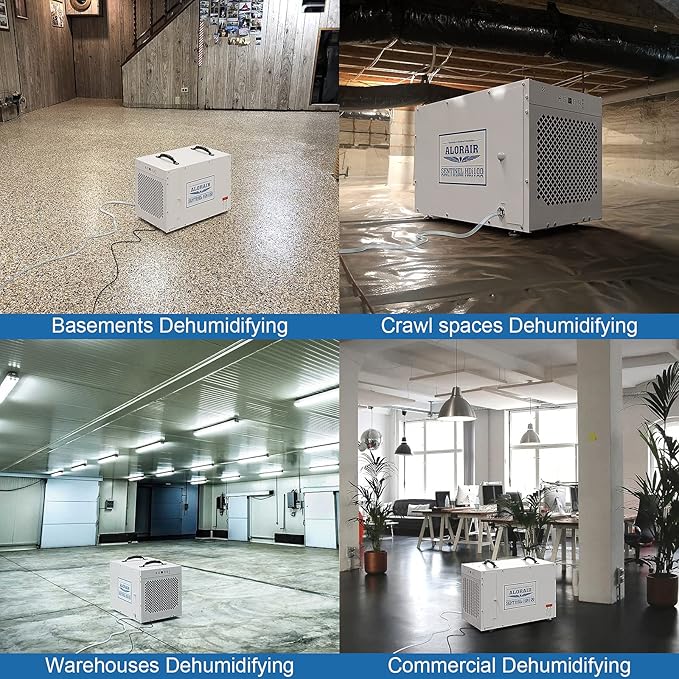 ALORAIR Sentinel HDi100 Commercial Dehumidifier with Pump, 220 Pints Whole Homes Dehumidifier for Crawl Spaces, Basements, up to 2,900 sq. ft. cETL