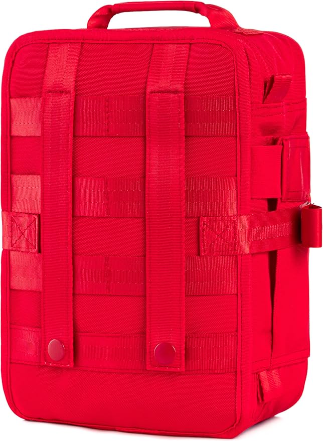 Large First Aid Kit for Car, Travel & Home - Emergency Kit for Hiking, Camping, Backpacking and Outdoors - Includes Zip Stitch Wound Closure Strips