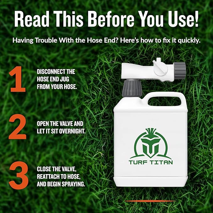 Turf Titan K9 Correcter w/Hose End– Dog Urine Neutralizer for Lawn (32 oz) – Urine Neutralizer For Dogs to Revive your Grass – Lawn Care Solution for Green, Odor-Free Grass – Covers Up to 8,000 Sq Ft