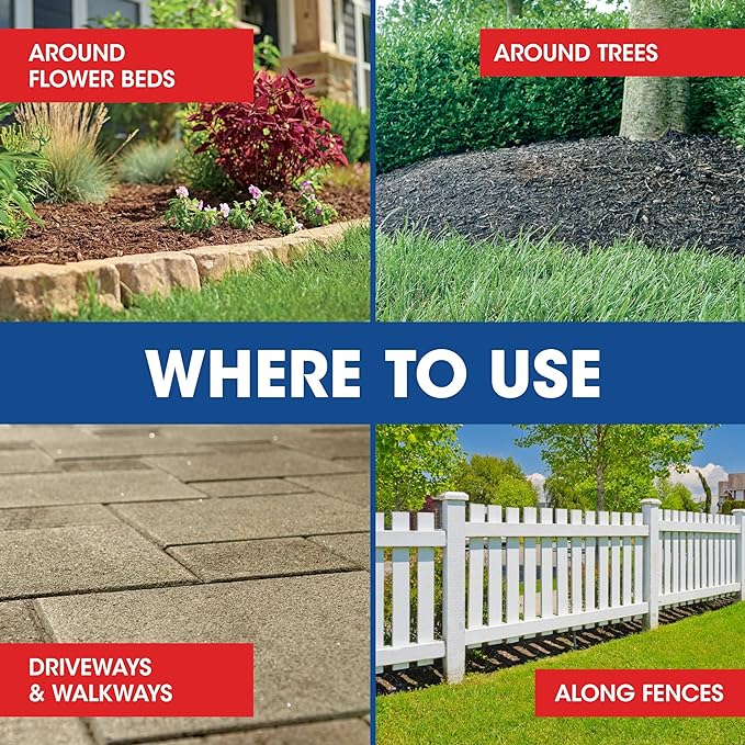 Roundup Weed & Grass Killer₄ Concentrate, Use in and Around Flower Beds, Walkways and Other Areas of Your Yard, 1 gal.
