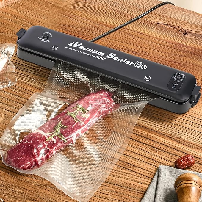 W&Y W&Y 100 Single-Ply Vacuum Sealer Bags (6"x10" Quart) – Pre-Separated, Commercial Grade, BPA Free for Food Storage, Sous Vide & Meal Prep – 1 Pack (100 Count)
