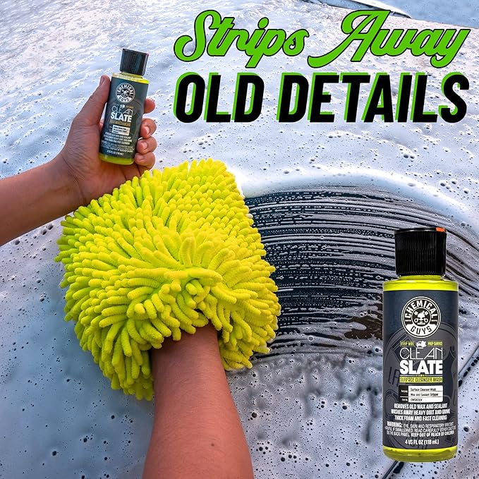 Chemical Guys Clay Bar Kit - Complete System - Clay Bar and Lubber Combo with Accessories for Smooth Paint Finish - Removes Embedded Dirt, Overspray, and Fallout - 6 Item Kit